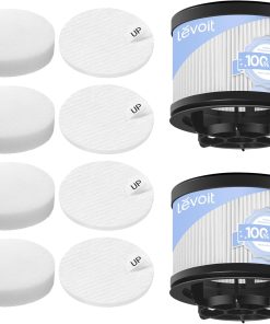 Levoit Vacuum Replacement Filter Set (4+2 Pack) for LVAC-300. LVAC-200 MAX & VortexIQ Series